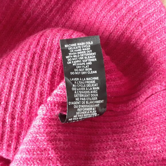 NWT Tahari Merino Wool Cowl Neck Sweater XL - Picture 8 of 8